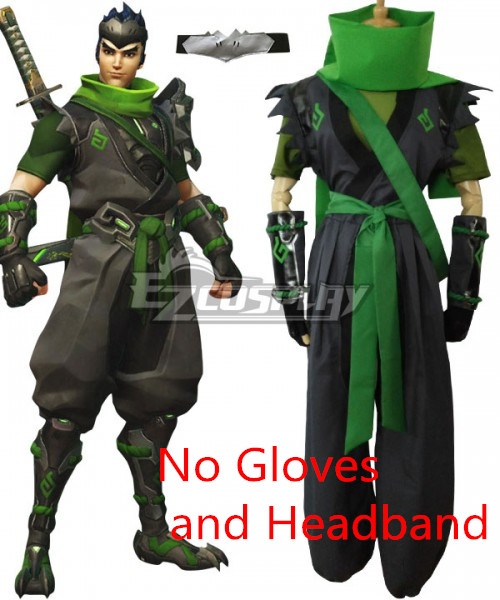 

Overwatch OW Sparrow Genji Cosplay Costume - No Gloves and Headband