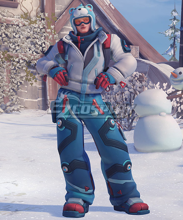 Overwatch OW Zarya Snowboarder Winter Wonderland Skin Cosplay Costume