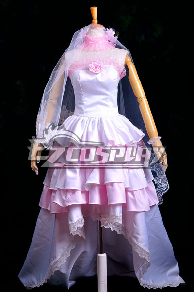 

Vocaloid Miku Gorgeous Wedding Dress Lolita Cosplay Costume Deluxe-P2
