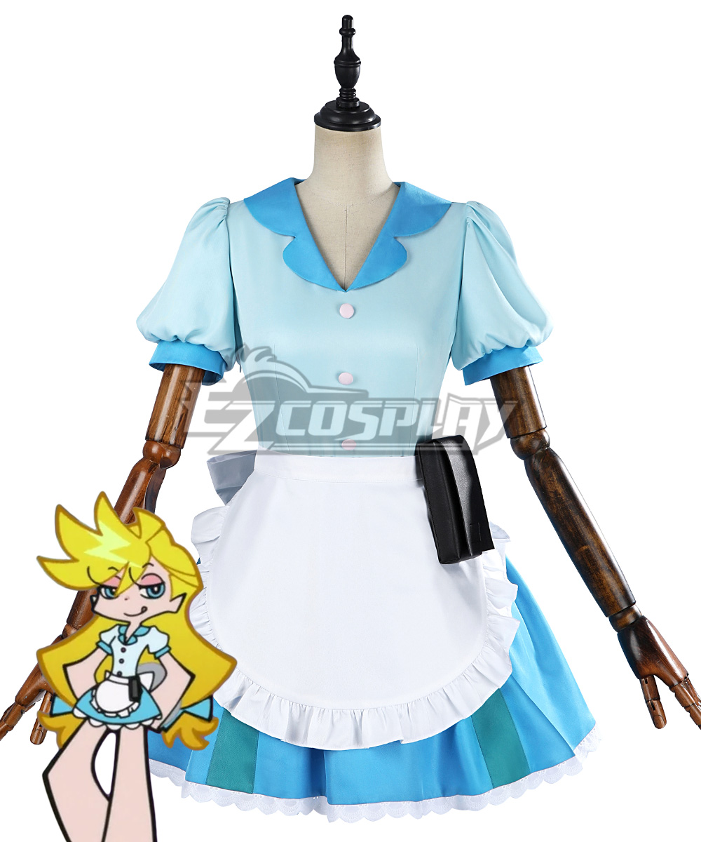 Panty And Stocking With Garterbelt Panty Waitress Cosplay Costume