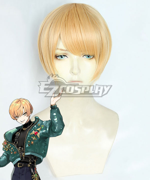 Paradox Live AMPRULE Dongha Yeon Golden Cosplay Wig