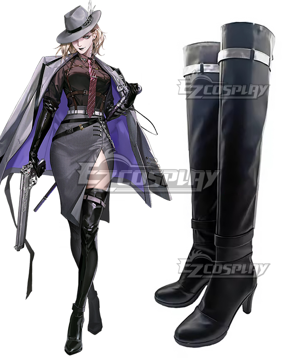 Path to Nowhere langley Black Shoes Cosplay Boots