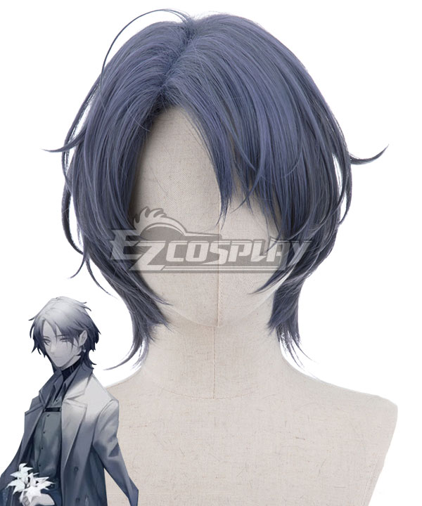 Path to Nowhere Male Chief Blue Cosplay Wig