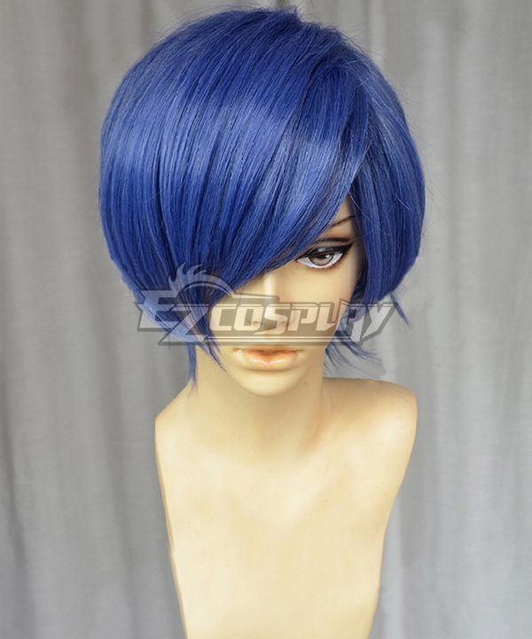 Shin Megami Tensei Persona 3 Male Protagonist Minako Arisato Yuuki Makoto Blue Cosplay Wig