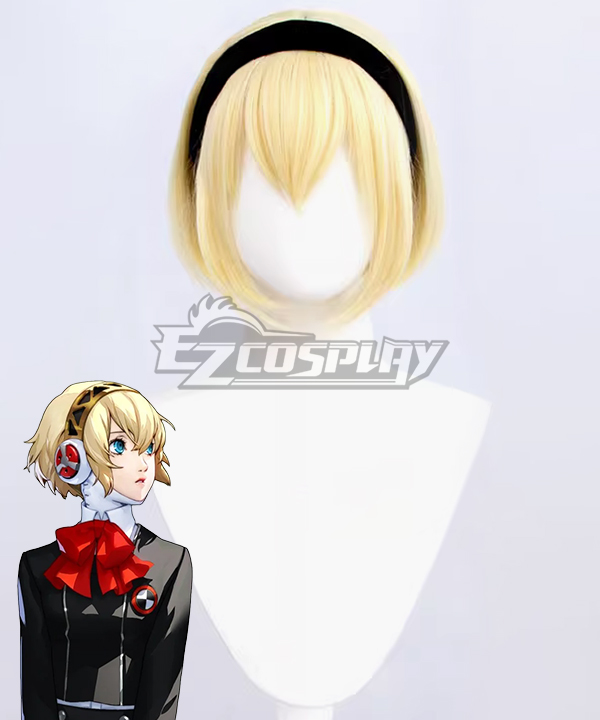 Persona 3 P3 Aigis Golden Cosplay Wig