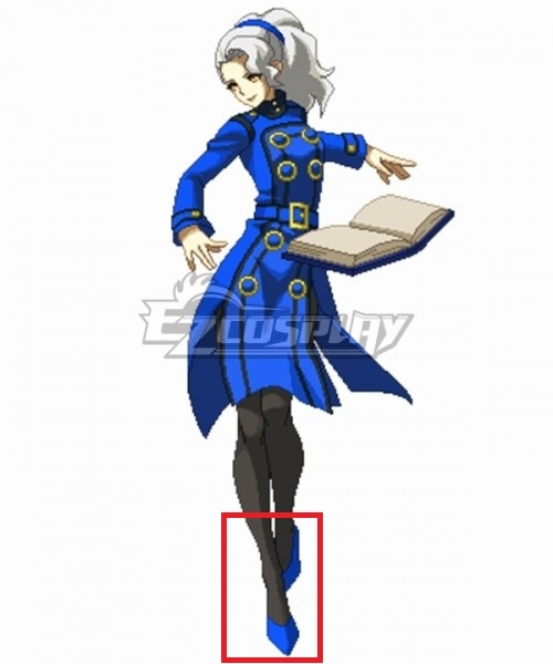 Persona 4 Megami Tensei Margaret Blue Cosplay Shoes