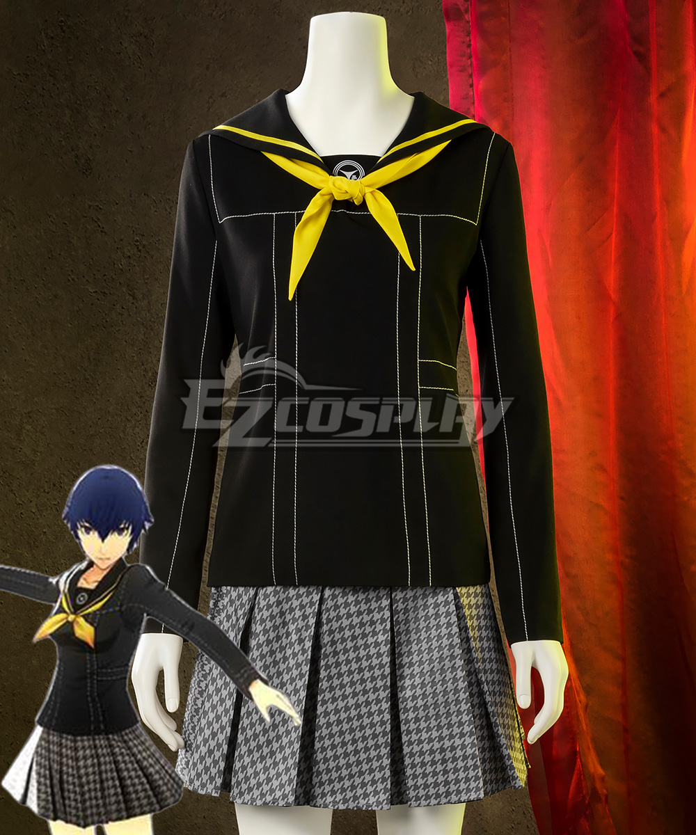 Persona 4 Shin Megami Tensei Shirogane Naoto School Uniform Cosplay Costume