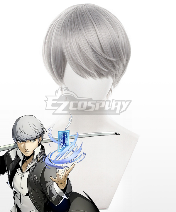 Persona 4 Yu Narukami Grey Cosplay Wig