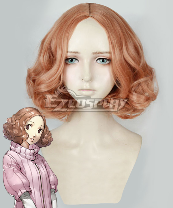 Persona 5 Haru Okumura Orange Cosplay Wig