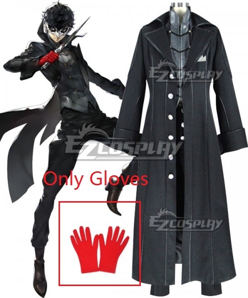 

Persona 5 Joker Protagonist Akira Kurusu Ren Amamiya Cosplay Costume-Only Gloves