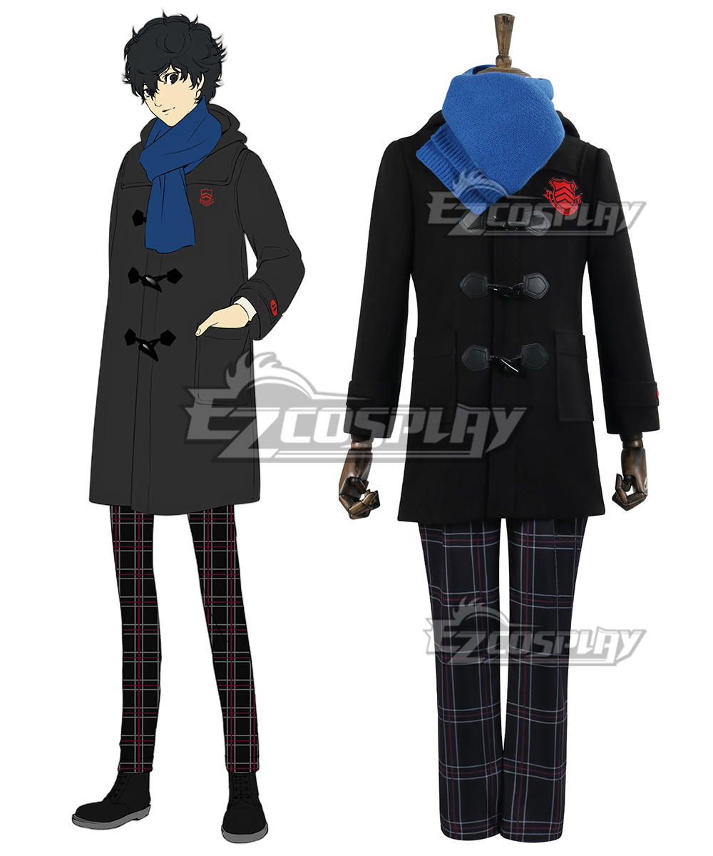 Persona 5 Protagonist Akira Kurusu Ren Amamiya Winter suit Cosplay Costume
