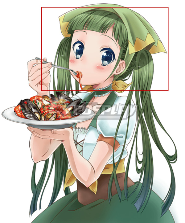 

Piacevole! Morina Nanase Green Cosplay Wig