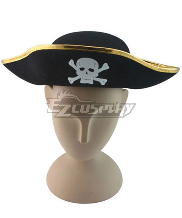 Pirates of the Caribbean Captain Jack Sparrow Pirate First Officer Hat Halloween Cosplay Accessory Prop