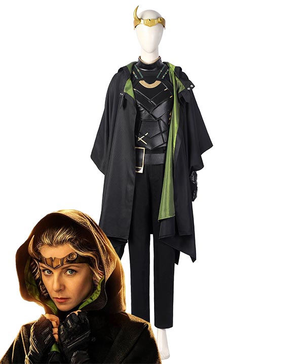 Marvel 2021 Loki Sylvie Lushton Lady Loki New Edition Cosplay Costume