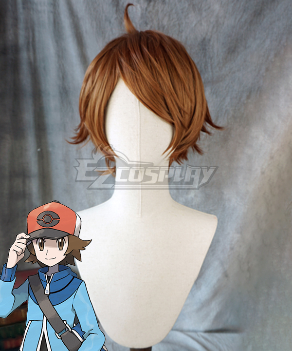 Pokémon Black White Pokemon Pocket Monster Hilbert Brown Cosplay Wig