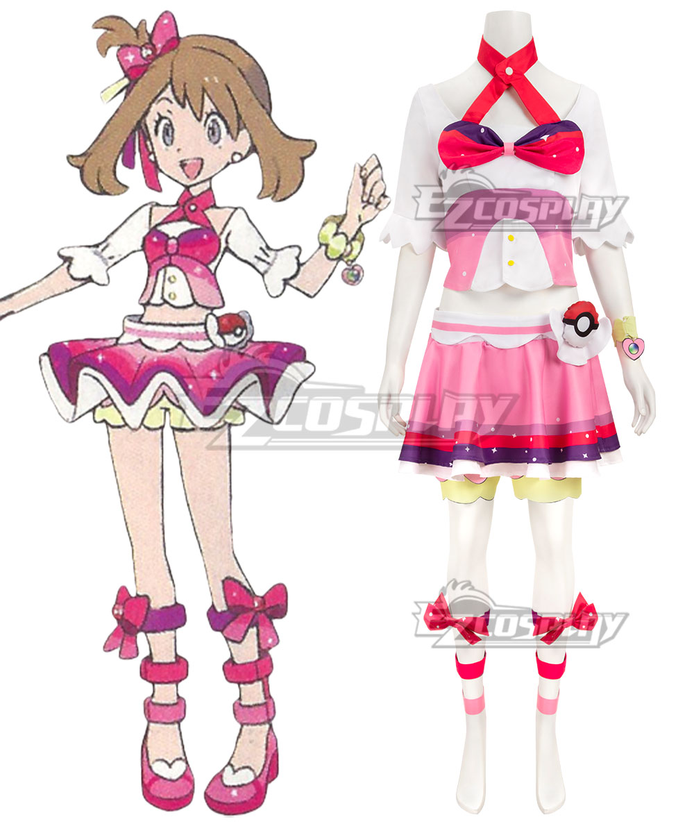 Pokémon Pokemon Advanced Generation Go! May Cosplay Costume