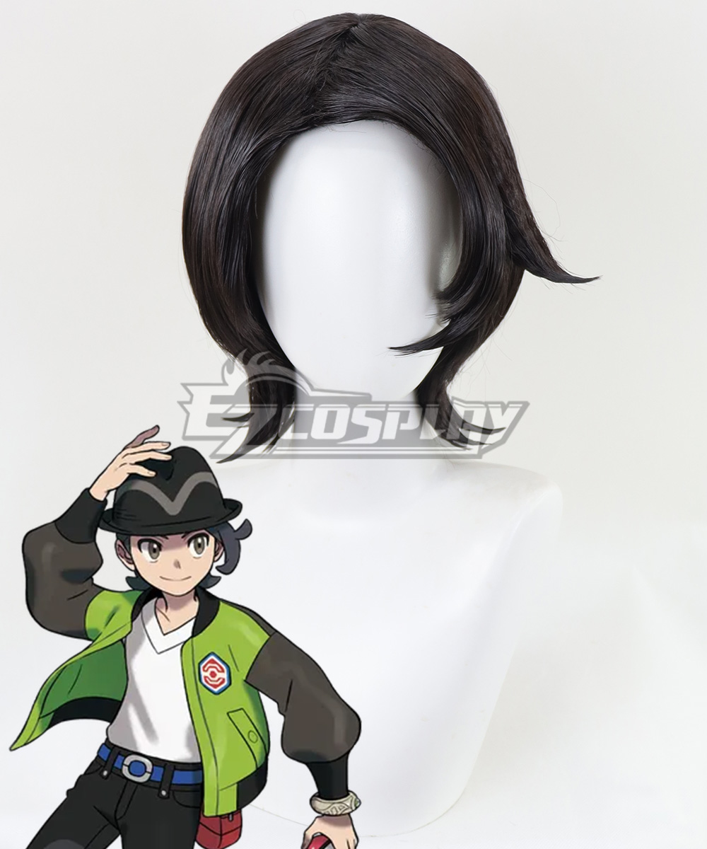 PM PM Legends: Z-A Trainers Male Black Cosplay Wig