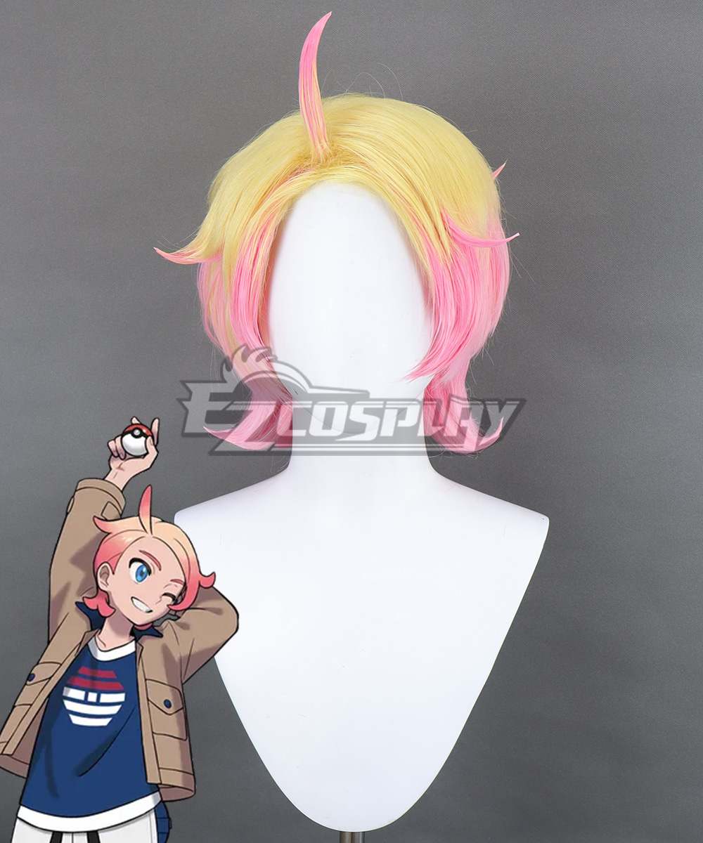 PM PM Legends: Z-A Urbain Pink Cosplay Wig