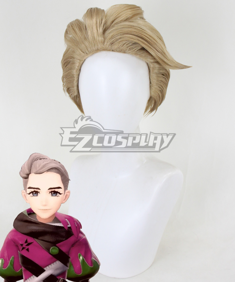 Pokemon Pokémon Scarlet and Violet Atticus Cosplay Wig