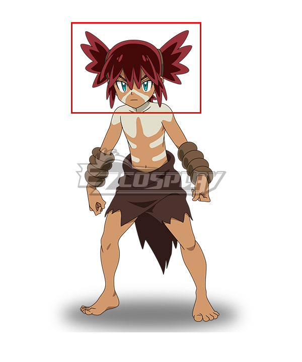 Pocket Monsters the Movie: Coco 2020 Anime Coco Koko Red Cosplay Wig