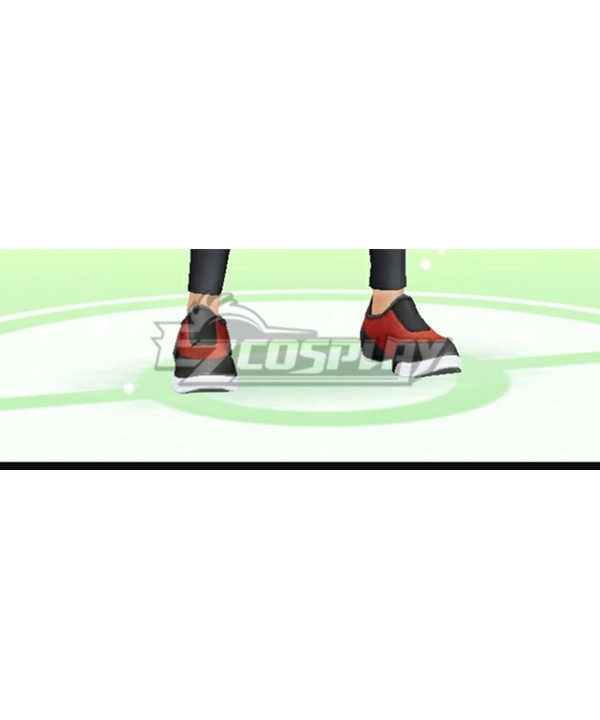 PM GO PM Trainer Male Red Black Cosplay Shoes