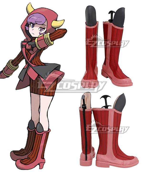 PM Omega Ruby PM Courtney Red Shoes Cosplay Boots