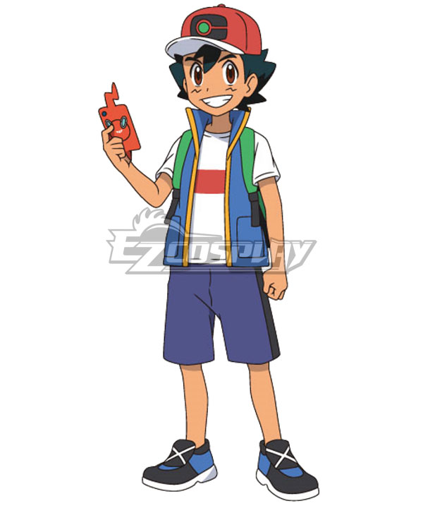 Pokemon Pokémon Pocket Monsters 2019 Anime Series Ash Ketchum Cosplay Costume