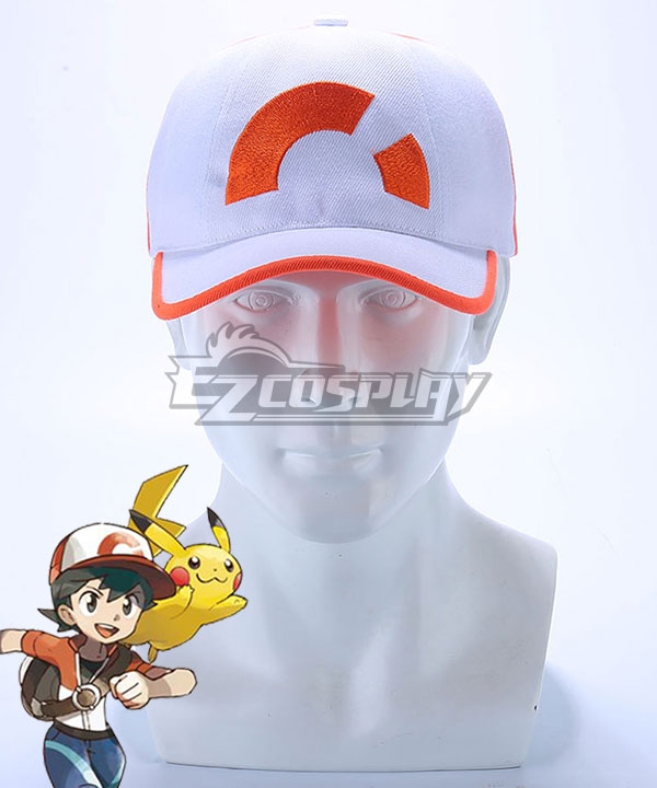

Pokemon Pokémon: Let's Go, Pikachu! Pokémon: Let's Go, Eevee!Male Trainer Chase Hat Cosplay Accessory Prop