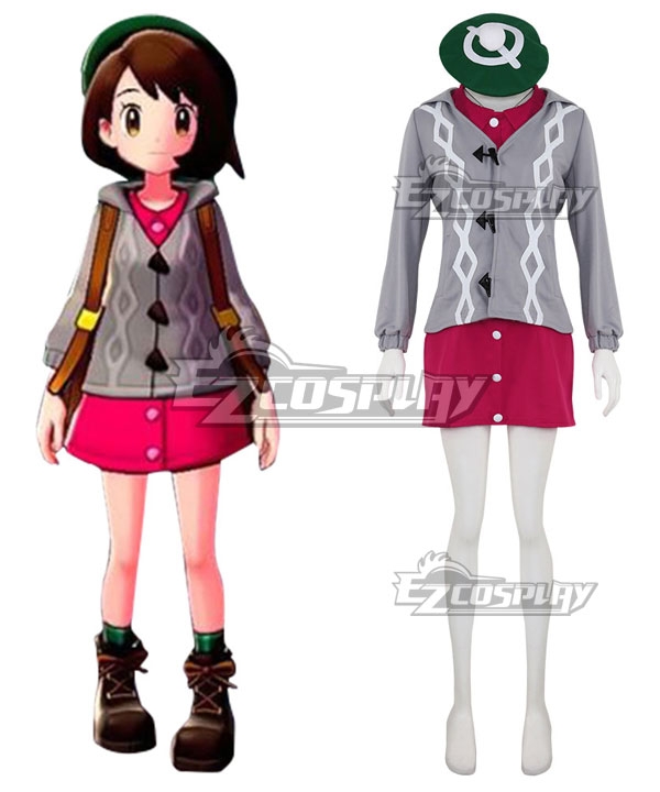 PM PM Sword and PM Shield Female Trainer Cosplay Costume