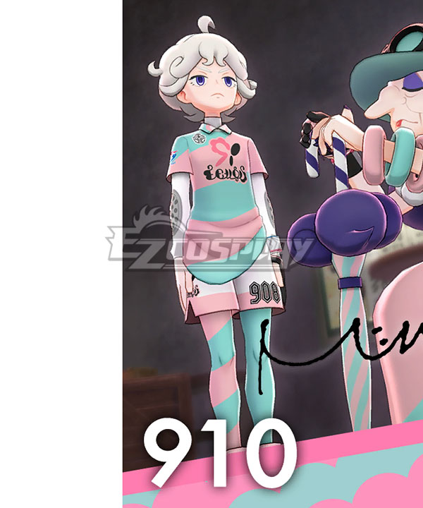 

Pokemon Pokémon Sword And Shield Bede Uniforms Cosplay Costume