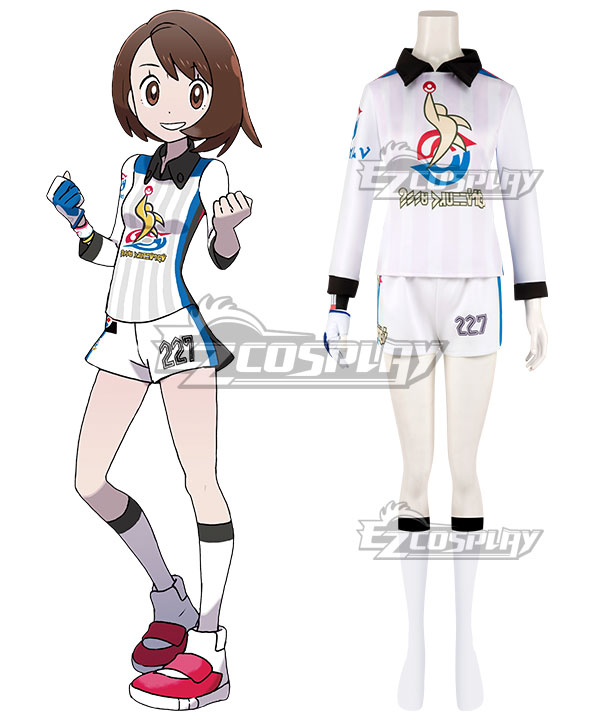 Pokemon Pokémon Sword And Shield Female Trainer Challenger Cosplay Costume