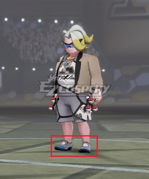 

Pokemon Pokémon Sword And Shield Gordie Black Grey Cosplay Shoes