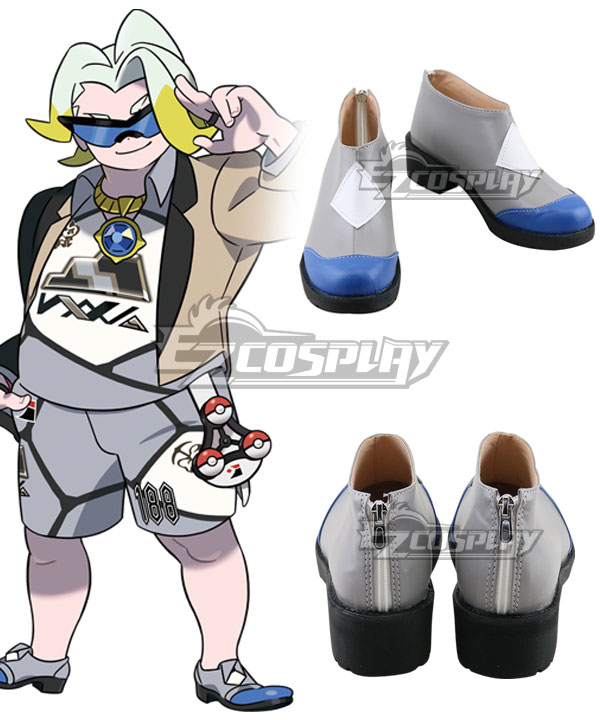 PM PM Sword And Shield Gordie Black Grey Cosplay Shoes