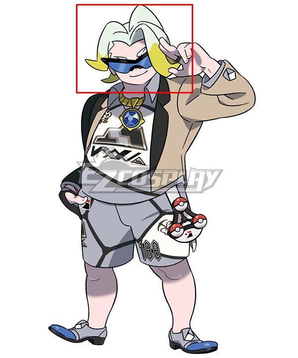 

Pokemon Pokémon Sword And Shield Gordie White Yellow Cosplay Wig