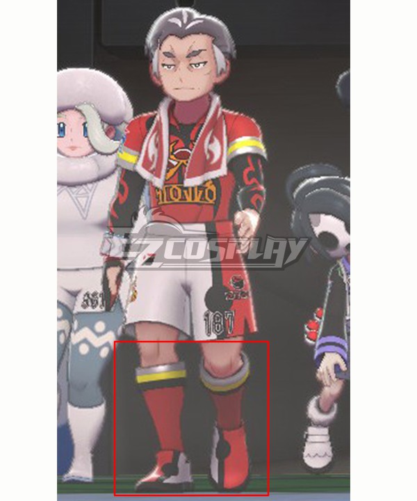 

Pokemon Pokémon Sword And Shield Kabu Red White Cosplay Shoes