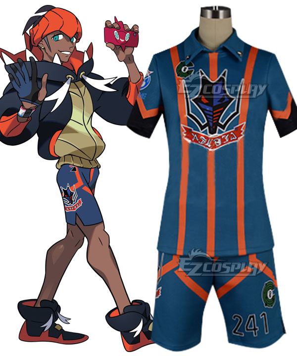 Pokemon Pokémon Sword and Shield Raihan Hammerlocke's Gym Cosplay Costume