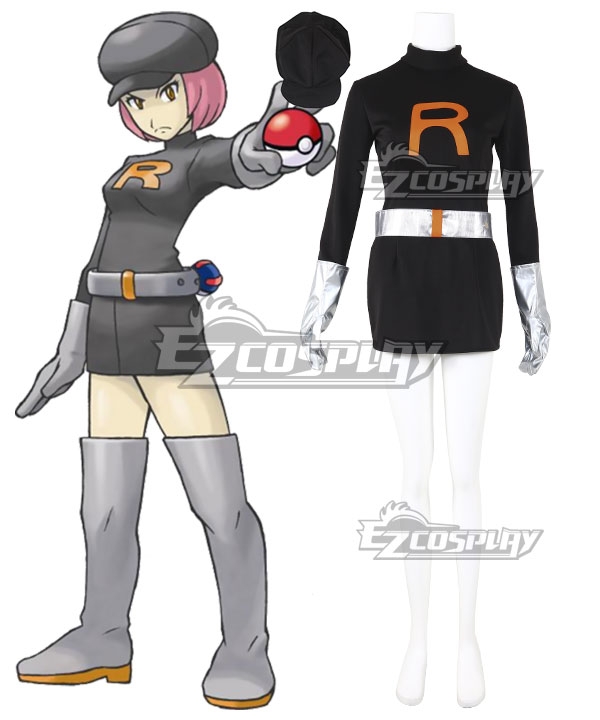 PM Team Rocket Grunt Female Cosplay Costume - A Edition