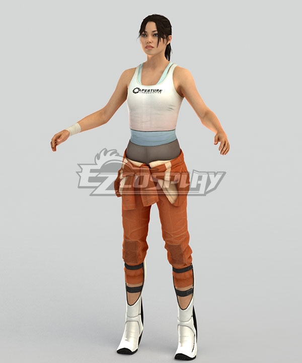 Portal 2 Chell Cosplay Costume