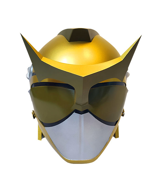 Power Rangers Beast Morphers Beast Morphers Gold Helmet 3D Printed Cosplay  Accessory Prop