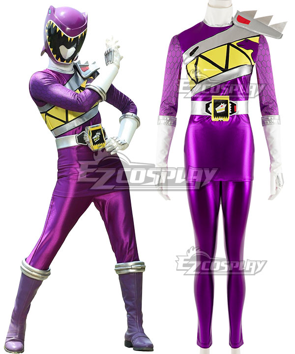 Power Rangers Dino Charge Dino Charge Purple Ranger Cosplay Costume