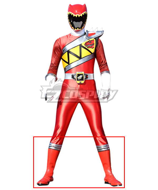 Power Rangers Dino Charge Dino Charge Red Ranger Red Shoes Cosplay Boots