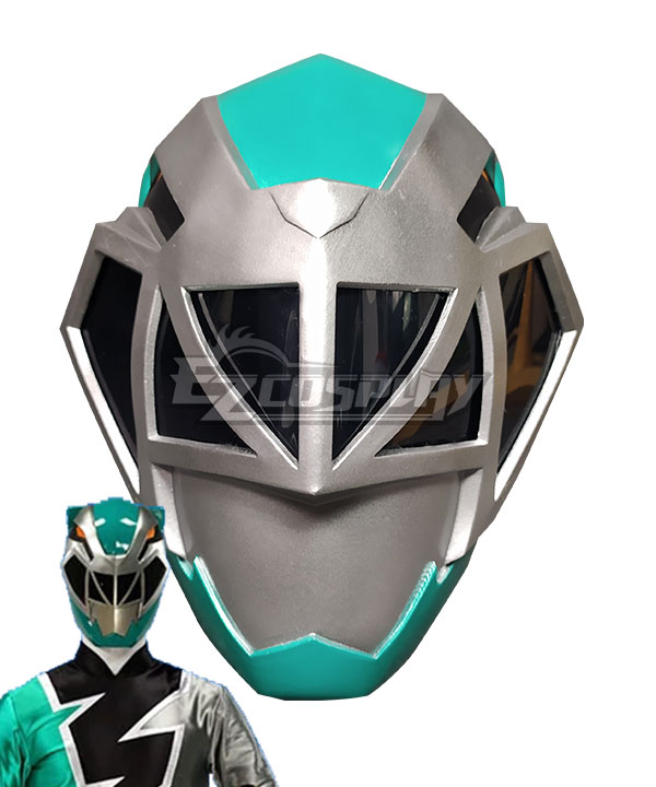 Power Rangers Dino Fury Green Ranger Helmet Cosplay Accessory Prop