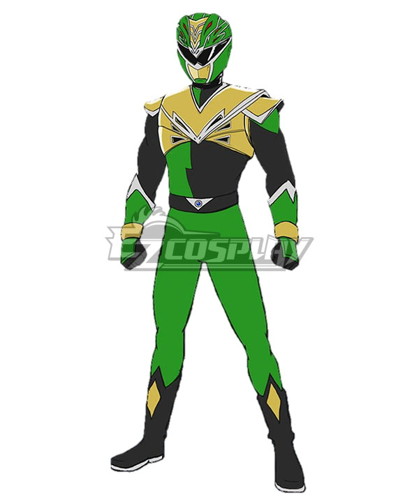 Power Rangers HyperForce HyperForce Green Cosplay Costume