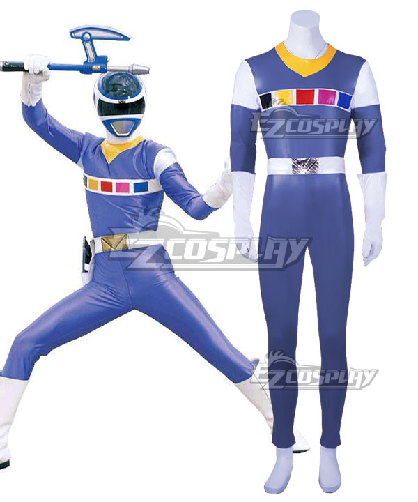 Power Rangers In Space Blue Space Ranger Cosplay Costume