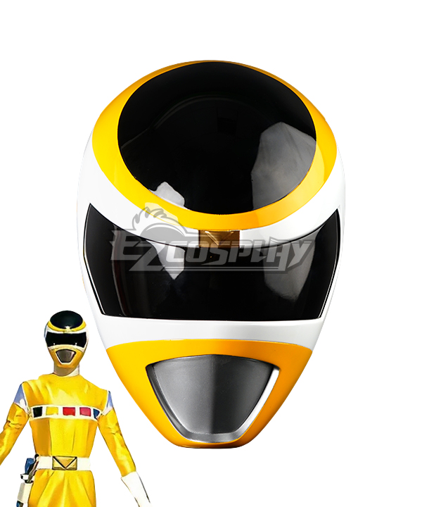 Power Rangers In Space Yellow Space Ranger Helmet Cosplay Accessory Prop