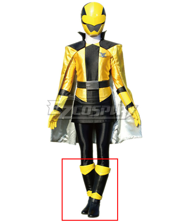 Power Rangers Kaitou Sentai Lupinranger VS Keisatsu Sentai Patranger Lupin Yellow Yellow Shoes Cosplay Boots