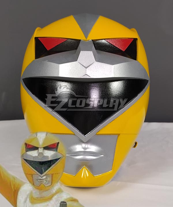 Power Rangers Lost Galaxy Galaxy Yellow Helmet Cosplay Accessory Prop