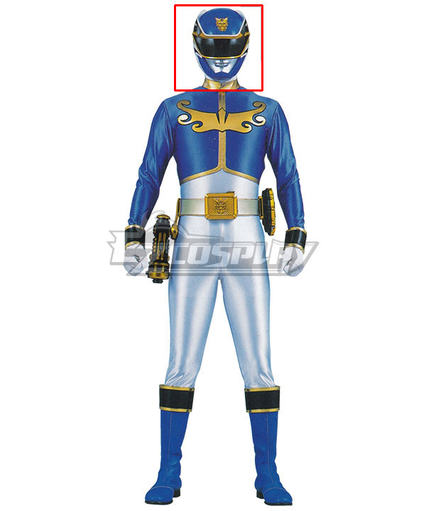 Power Rangers Megaforce Megaforce Blue Helmet Cosplay Accessory Prop