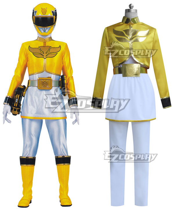 Power Rangers Megaforce Megaforce Yellow Cosplay Costume