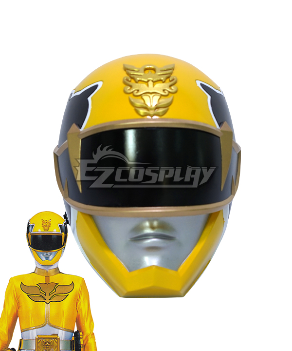 Power Rangers Megaforce Megaforce Yellow Helmet Cosplay Accessory Prop